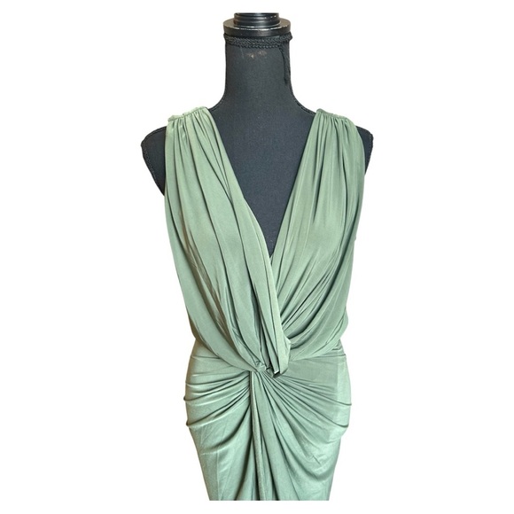 NWT MISA Elegant Green Evening Gown - Picture 2 of 6